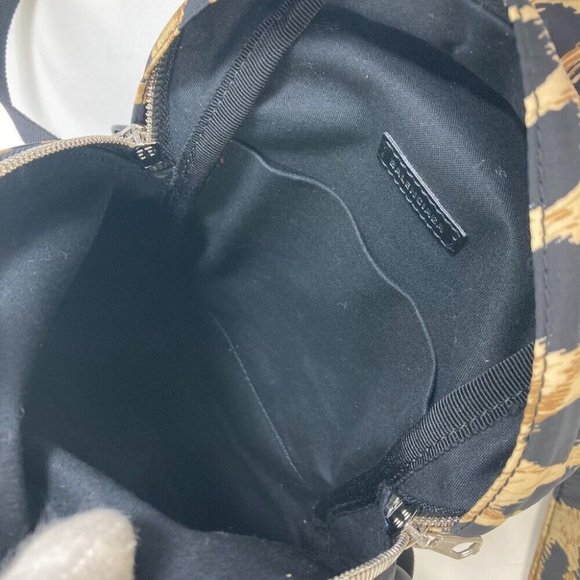 AUTHENTICITY GUARANTEED BALENCIAGA Leopard Mini Backpack bag Beige/Black - Picture 13 of 13